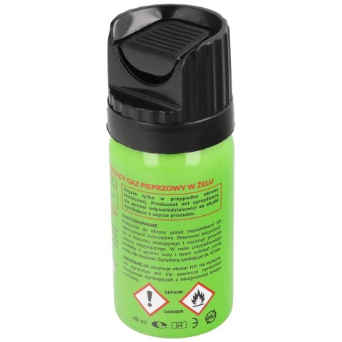 Gaz pieprzowy Sharg Defence Green Gel 2mln SHU 40ml Cone (10040-C)