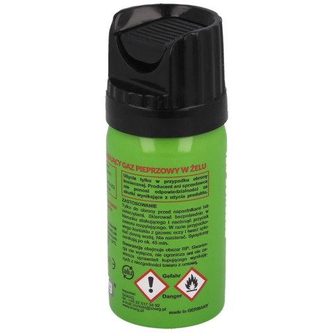 Gaz pieprzowy Sharg Defence Green Gel 2mln SHU 40ml Stream (10040-S)