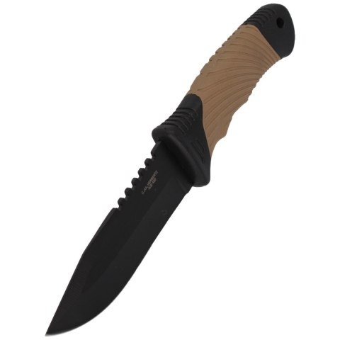 Nóż Herbertz CJH Coyote Brown Plastic/Black Rubber, Black 420 (585412)