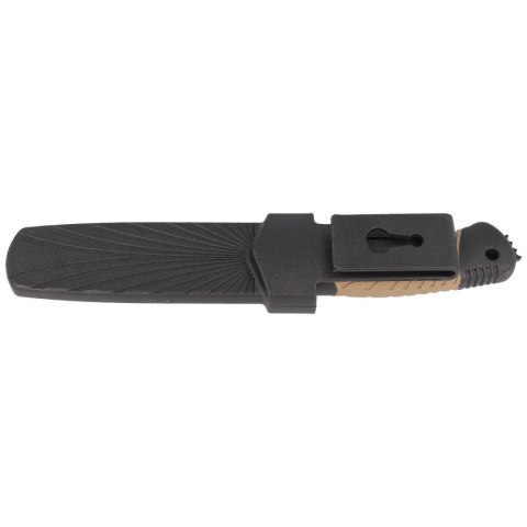 Nóż Herbertz CJH Coyote Brown Plastic/Black Rubber, Black 420 (585412)