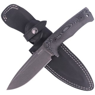Nóż LionSteel Tactical Black Micarta, PVD / Stone Washed Niolox by Molletta (T5B MI)