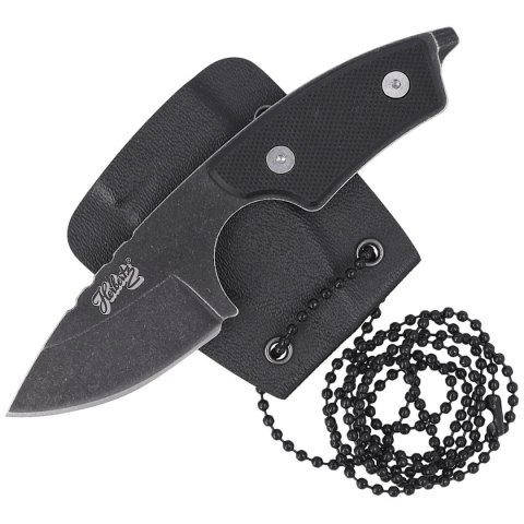 Nóż na szyję Herbertz CJH Neck Knife Black G10, Black Stonewashed 420 (55041 - 10000345) Nóż na szyję Herbertz CJH Neck Knife Black G10, Black Stonewashed 420 (55041 - 10000345)