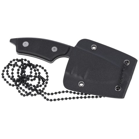 Nóż na szyję Herbertz CJH Neck Knife Black G10, Black Stonewashed 420 (55041 - 10000345) Nóż na szyję Herbertz CJH Neck Knife Black G10, Black Stonewashed 420 (55041 - 10000345)