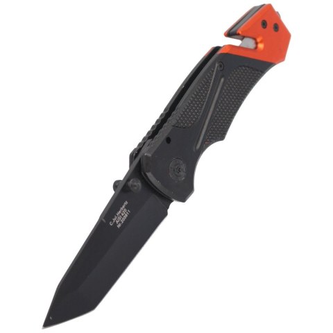 Nóż ratowniczy Herbertz CJH Black/Red Aluminium, Epoxy Coated 420 (203911) Nóż ratowniczy Herbertz CJH Black/Red Aluminium, Epoxy Coated 420 (203911)