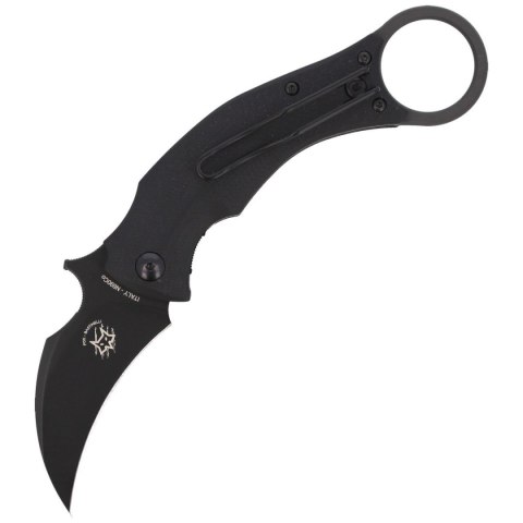 Nóż składany FOX Karambit Black Bird by Bastinelli G10 Black, Black Idroglider (FX-591) Nóż składany FOX Karambit Black Bird by Bastinelli G10 Black, Black Idroglider (FX-591)