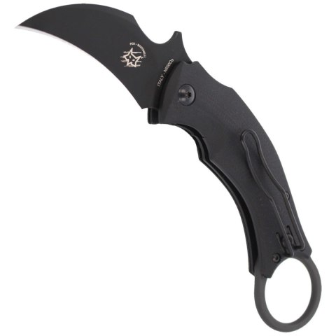 Nóż składany FOX Karambit Black Bird by Bastinelli G10 Black, Black Idroglider (FX-591) Nóż składany FOX Karambit Black Bird by Bastinelli G10 Black, Black Idroglider (FX-591)