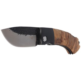 Nóż składany Herbertz CJH Birch Root Wood, Satin/Forged 420 (202512)