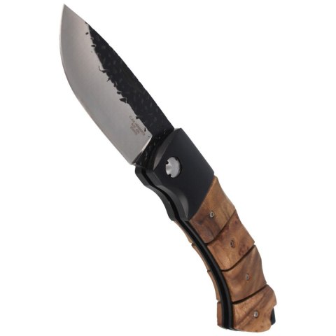Nóż składany Herbertz CJH Birch Root Wood, Satin/Forged 420 (202512)