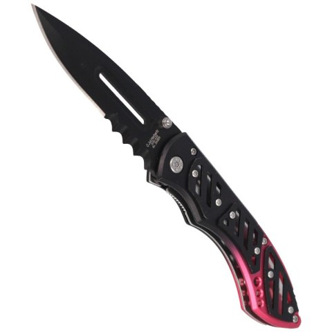 Nóż składany Herbertz CJH Red Aluminium/Black ABS, Black 420 (240811 - 10000336) Nóż składany Herbertz CJH Red Aluminium/Black ABS, Black 420 (240811 - 10000336)