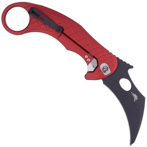 Nóż składany LionSteel L.E.One Karambit Red Aluminium, Chemical Black MagnaCut by Emerson Design (LE1 A RB) Nóż składany LionSteel L.E.One Karambit Red Aluminium, Chemical Black MagnaCut by Emerson Design (LE1 A RB)