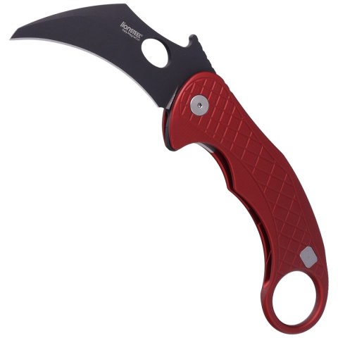 Nóż składany LionSteel L.E.One Karambit Red Aluminium, Chemical Black MagnaCut by Emerson Design (LE1 A RB) Nóż składany LionSteel L.E.One Karambit Red Aluminium, Chemical Black MagnaCut by Emerson Design (LE1 A RB)