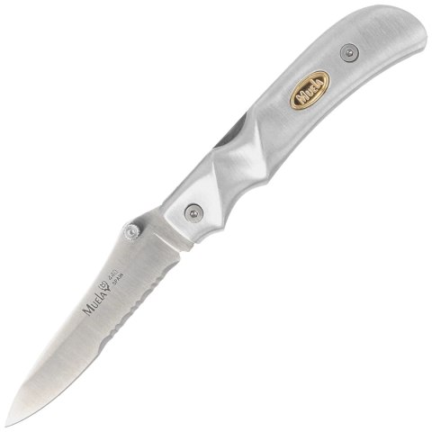 Nóż składany Muela AL-8S Gray Aluminium, Satin P/S X50CrMoV15 Nóż składany Muela AL-8S Gray Aluminium, Satin P/S X50CrMoV15