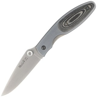 Nóż składany Muela KMC-7M Gray Aluminium / Black Micarta, Satin 440C