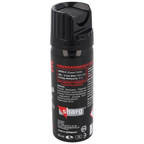 Gaz pieprzowy Sharg Defence Nato Gel 2mln SHU 50ml Cone (40050-C) Gaz pieprzowy Sharg Defence Nato Gel 2mln SHU 50ml Cone (40050-C)