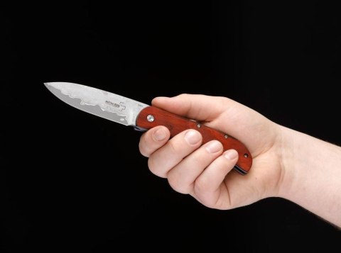 Nóż Böker Plus Exskelibur 1 Cocobolo Damascus