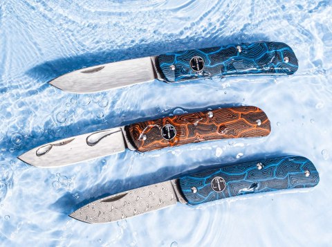 Nóż Böker Plus Tech Tool Blue Damast Nóż Böker Plus Tech Tool Blue Damast