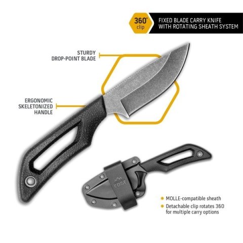 Nóż Outdoor Edge Pivot Drop-Point Black blister Nóż Outdoor Edge Pivot Drop-Point Black blister