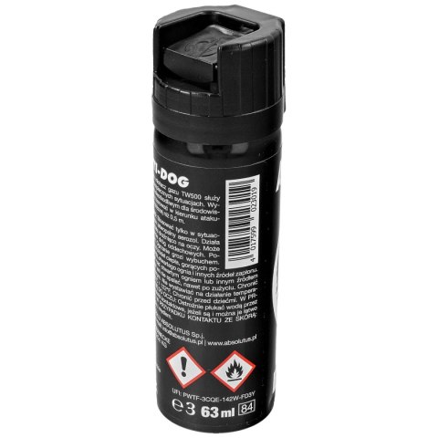 Gaz pieprzowy Hoernecke Anti-Dog Cone 63 ml - stożek Gaz pieprzowy Hoernecke Anti-Dog Cone 63 ml - stożek