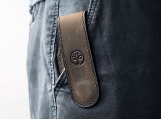 Etui magnetyczne Böker Solingen, brązowe, duże