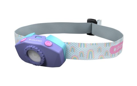 Latarka Czołowa Ledlenser KidLed 2 Lila Latarka Czołowa Ledlenser KidLed 2 Lila