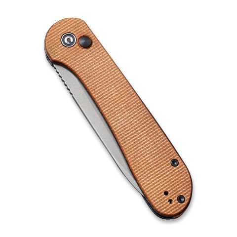Nóż CIVIVI Button Lock Elementum Brown Micarta Nóż CIVIVI Button Lock Elementum Brown Micarta