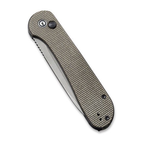 Nóż CIVIVI Button Lock Elementum DarkGreen Micarta Nóż CIVIVI Button Lock Elementum DarkGreen Micarta