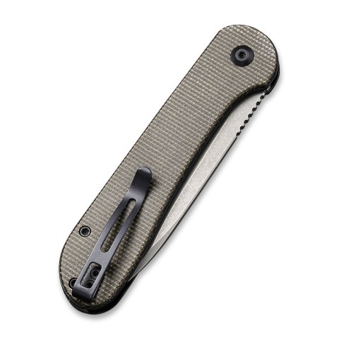 Nóż CIVIVI Button Lock Elementum DarkGreen Micarta Nóż CIVIVI Button Lock Elementum DarkGreen Micarta