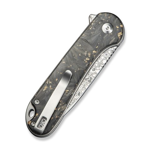 Nóż CIVIVI Button Lock Elementum II Damast CF Nóż CIVIVI Button Lock Elementum II Damast CF