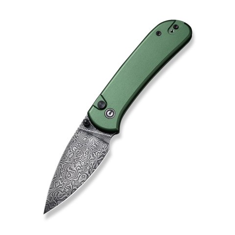 Nóż CIVIVI Qubit Damast Aluminum Green C22030E-DS1 Nóż CIVIVI Qubit Damast Aluminum Green C22030E-DS1