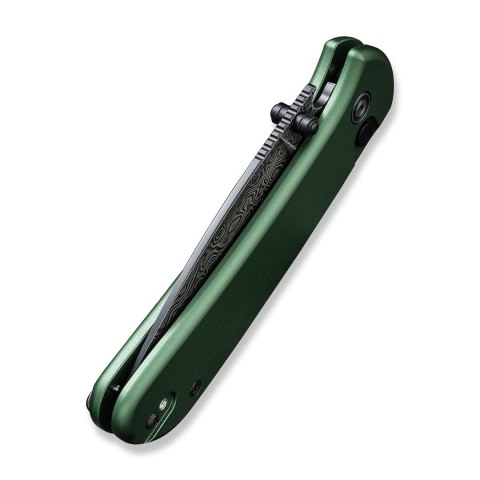 Nóż CIVIVI Qubit Damast Aluminum Green C22030E-DS1 Nóż CIVIVI Qubit Damast Aluminum Green C22030E-DS1