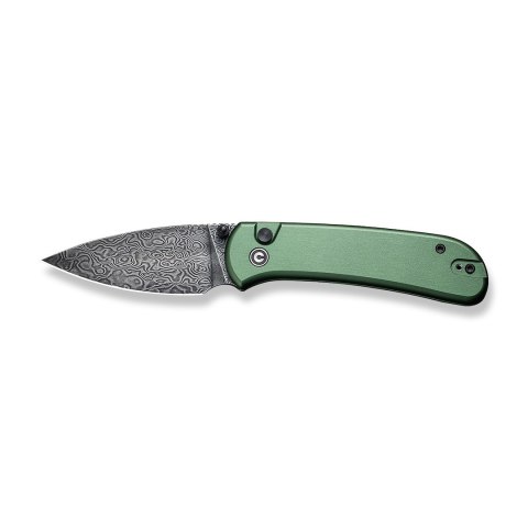 Nóż CIVIVI Qubit Damast Aluminum Green C22030E-DS1 Nóż CIVIVI Qubit Damast Aluminum Green C22030E-DS1