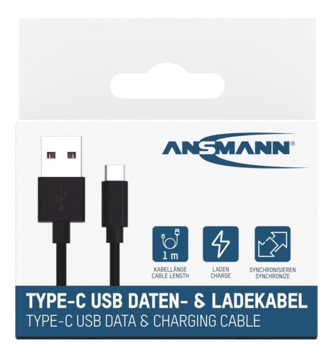 Kabel Ansmann USB-C Data and Charging 100 cm