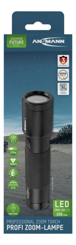 Latarka Ansmann LED Future T200F,200 lm,3xAAA Latarka Ansmann LED Future T200F,200 lm,3xAAA