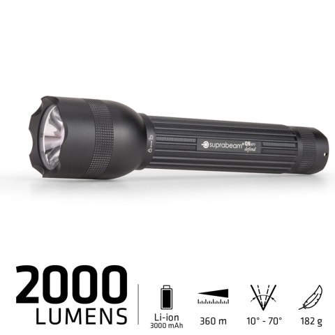 Latarka Suprabeam Q5xrs defend 2000lm, Li-Ion