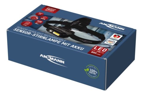 Latarka czołowa LED Ansmann HD800RS, 800lm, aku Latarka czołowa LED Ansmann HD800RS, 800lm, aku