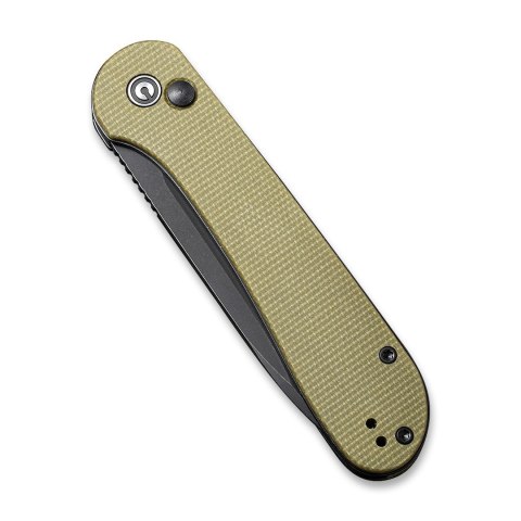 Nóż CIVIVI Button Lock Elementum Olive Micara Nóż CIVIVI Button Lock Elementum Olive Micara