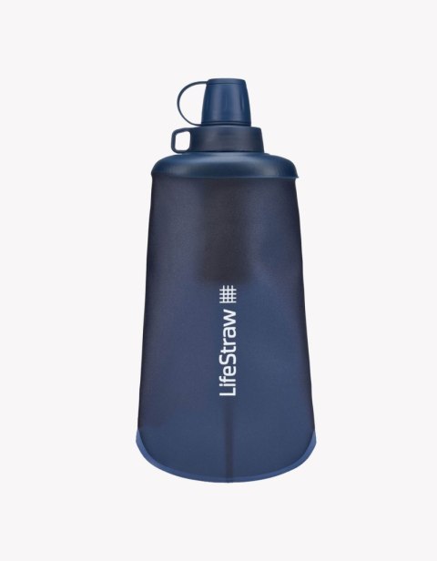 Softlask LifeStraw Peak Squeeze Bottle 650ml Blue Softlask LifeStraw Peak Squeeze Bottle 650ml Blue