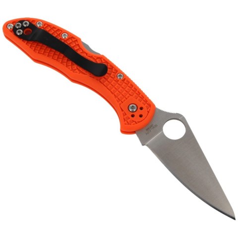 Nóż Spyderco Delica 4 FRN Orange Flat Ground Plain (C11FPOR) Nóż Spyderco Delica 4 FRN Orange Flat Ground Plain (C11FPOR)