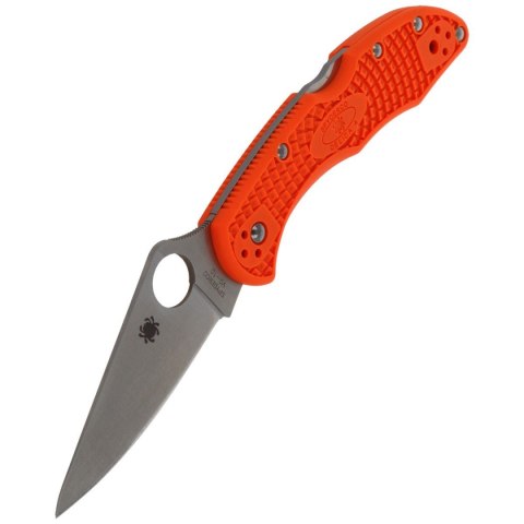 Nóż Spyderco Delica 4 FRN Orange Flat Ground Plain (C11FPOR) Nóż Spyderco Delica 4 FRN Orange Flat Ground Plain (C11FPOR)