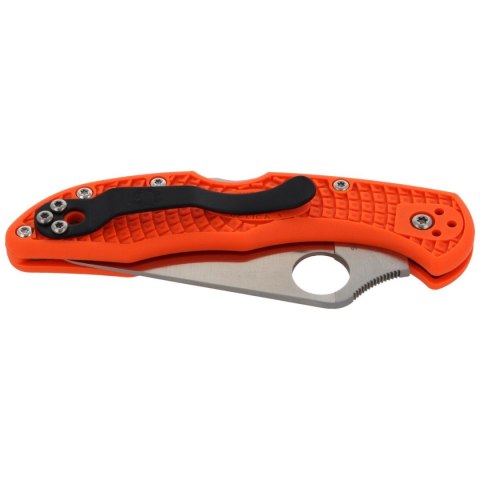 Nóż Spyderco Delica 4 FRN Orange Flat Ground Plain (C11FPOR) Nóż Spyderco Delica 4 FRN Orange Flat Ground Plain (C11FPOR)