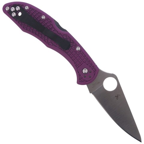 Nóż Spyderco Delica 4 Flat Ground Lightweight Purple Plain (C11FPPR) Nóż Spyderco Delica 4 Flat Ground Lightweight Purple Plain (C11FPPR)
