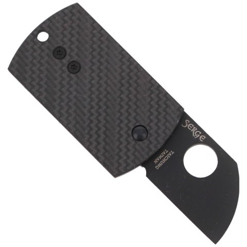 Nóż Spyderco Dog Tag Folder CF/G-10 Laminate Black (C188CFBBKP) Nóż Spyderco Dog Tag Folder CF/G-10 Laminate Black (C188CFBBKP)