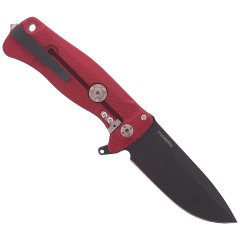 Nóż składany LionSteel SR22A Red Aluminum, Black Sleipner by Molletta (SR22A RB) Nóż składany LionSteel SR22A Red Aluminum, Black Sleipner by Molletta (SR22A RB)