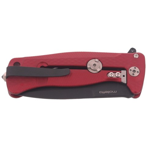 Nóż składany LionSteel SR22A Red Aluminum, Black Sleipner by Molletta (SR22A RB) Nóż składany LionSteel SR22A Red Aluminum, Black Sleipner by Molletta (SR22A RB)
