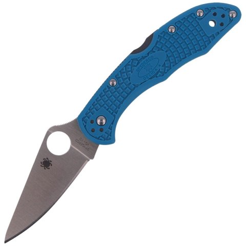 Nóż składany Spyderco Delica 4 FRN Blue Flat Ground Plain (C11FPBL) Nóż składany Spyderco Delica 4 FRN Blue Flat Ground Plain (C11FPBL)