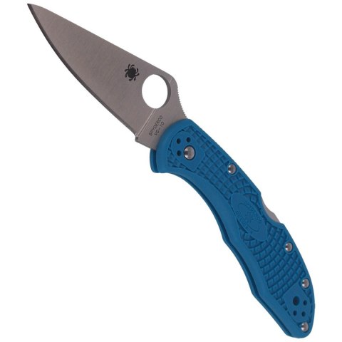 Nóż składany Spyderco Delica 4 FRN Blue Flat Ground Plain (C11FPBL) Nóż składany Spyderco Delica 4 FRN Blue Flat Ground Plain (C11FPBL)