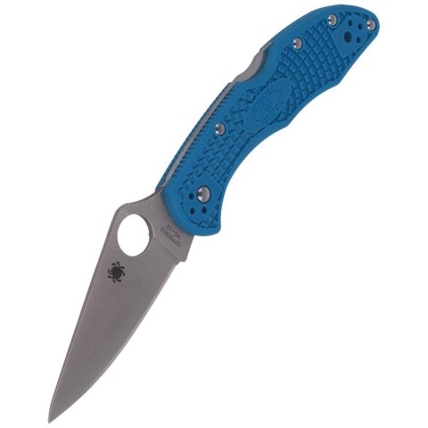 Nóż składany Spyderco Delica 4 FRN Blue Flat Ground Plain (C11FPBL) Nóż składany Spyderco Delica 4 FRN Blue Flat Ground Plain (C11FPBL)