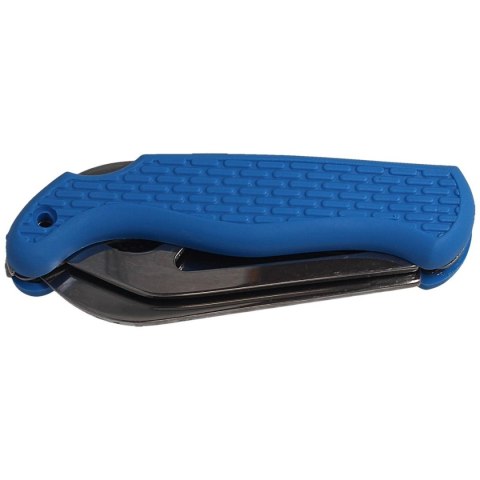Nóż składany żeglarski MAC Coltellerie Boat 2 Blue PP/TPE, Satin W 1.4034 (MC BOT2.B)