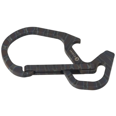 Karabińczyk CIVIVI Click Carabiner Keychain Multi-Tool, Flamed Titanium (CA-01B) Karabińczyk CIVIVI Click Carabiner Keychain Multi-Tool, Flamed Titanium (CA-01B)