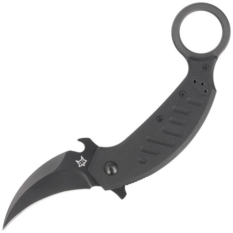 Nóż FOX PikAL / Karambit Black G10, Black Idroglider N690Co by Giuliano Ron (FX-826) Nóż FOX PikAL / Karambit Black G10, Black Idroglider N690Co by Giuliano Ron (FX-826)